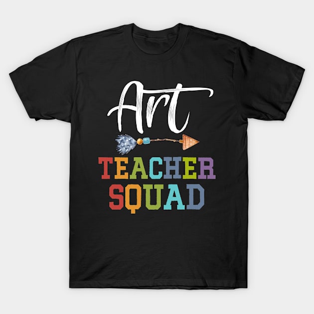 Awesome Art Teacher Squad Funny Colleague T-Shirt by chaucl